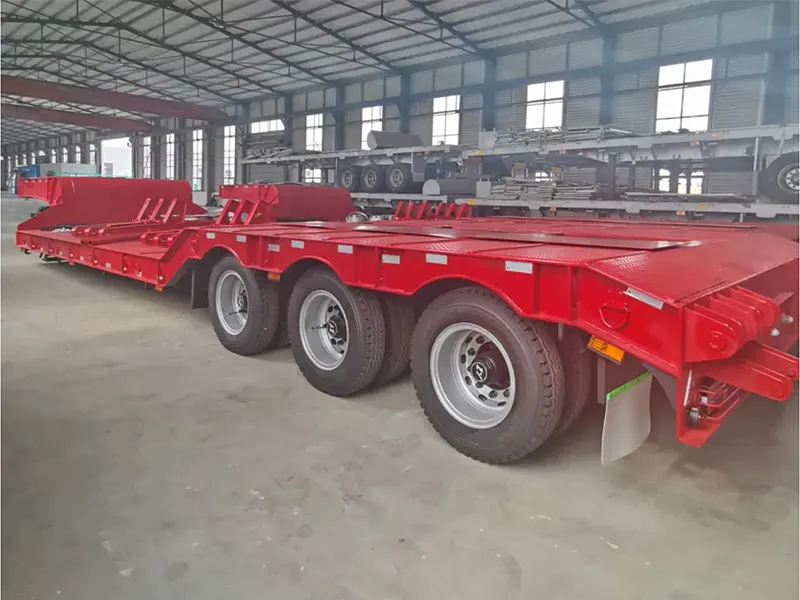3-lines 6 Axles Lowbed Semitrailer